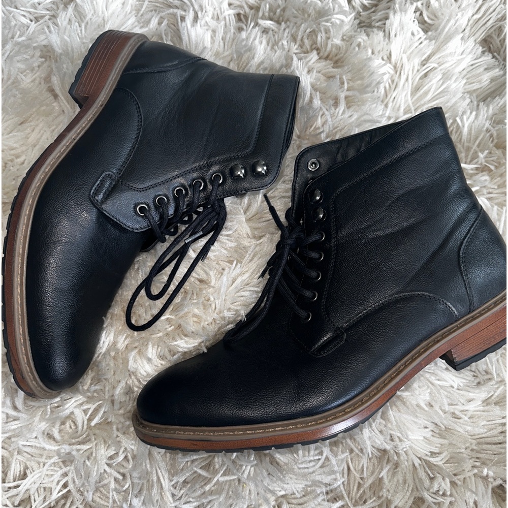 Perry Ellis Portfolio Black Chelsea Boots